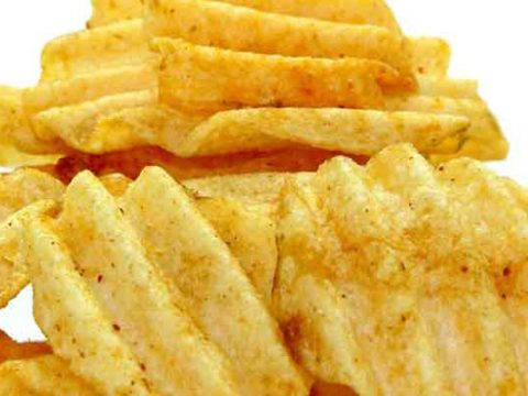 Aardappelchips bakken