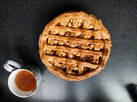 Oma's appeltaart bakken